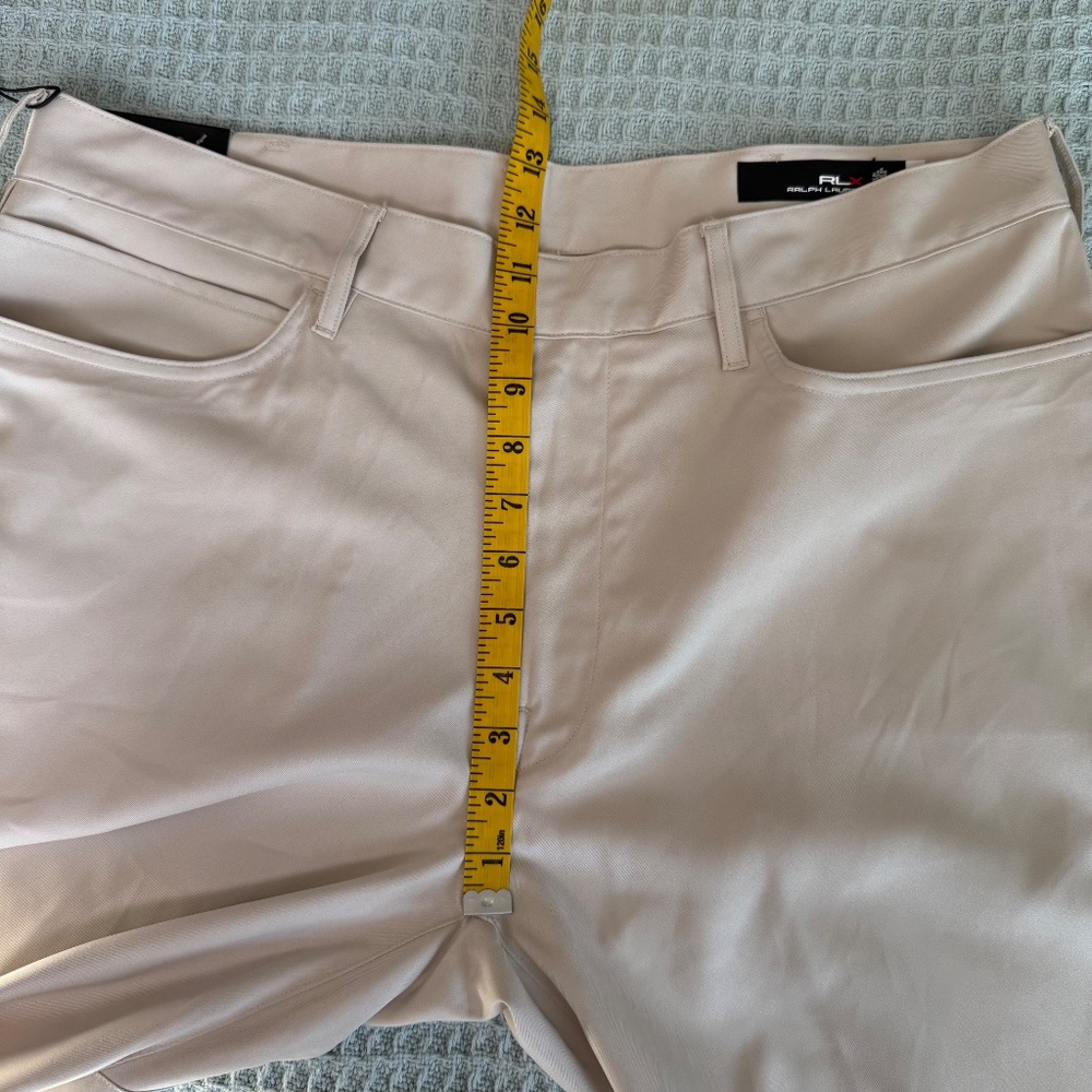 NWT RLX Ralph Lauren Active Fit Pants Mens 36x32 Basic Sand Golf Performance NEW - Picture 8 of 9